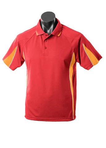 Aussie Pacific Casual Wear Red/Gold/White / 6 AUSSIE PACIFIC eureka kids polo shirt - 3304
